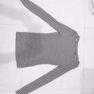 NEW Anthropologie striped black & white